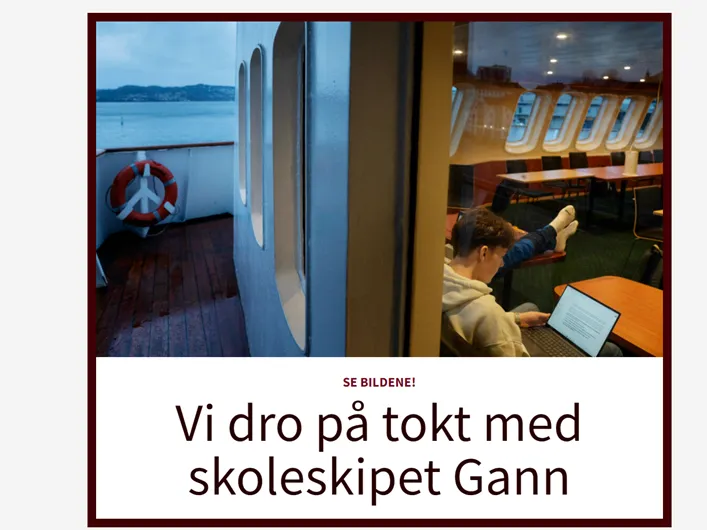 Flott artikkel i bladet utdanning