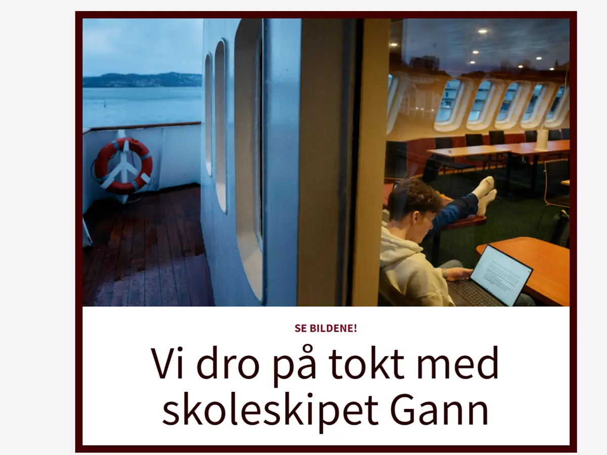 Flott artikkel i bladet utdanning